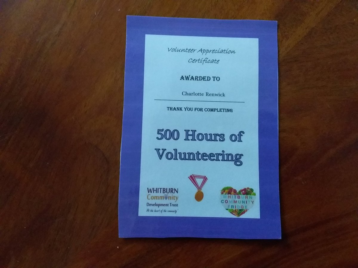 Received my certificate from Whitburn Community Fridge. Lots if work during covid helping the town delivering food. Now uplifting food from our #coops to the fridge. <a href="/heggie_peter/">Peter Heggie</a> <a href="/Tom_MPM/">Tom Copeland</a> #itswhatwedo