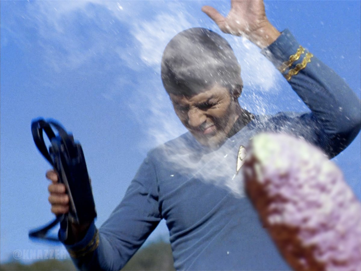 KnazzerSW's tweet photo. This Side of Paradise #Spock #Spores #TOS #TheRock https://t.co/DEsOEbpyCn