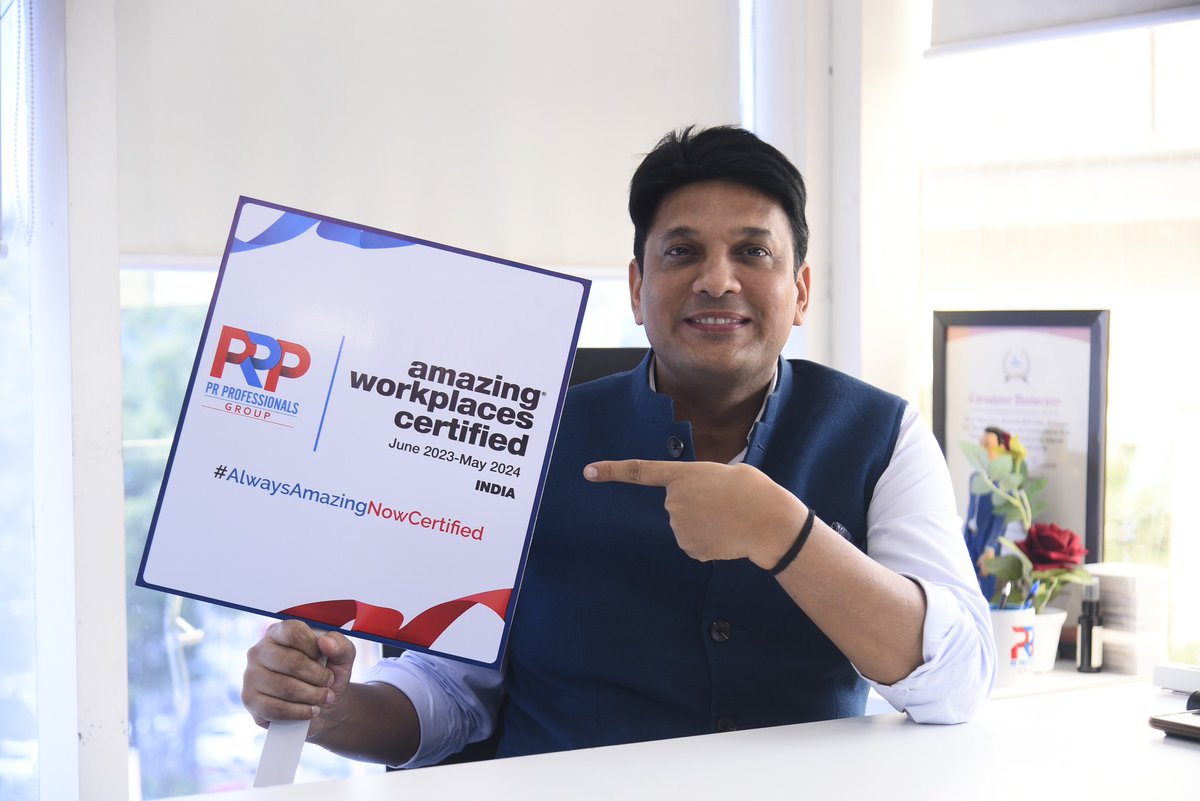 prprofessional7's tweet photo. Amazing organizations have amazing people, & amazing celebrations too. The fun quotient is super high today as we celebrate our #AmazingWorkplace certification.
TeamPRP #AlwaysAmazing #NowCertified
#AmazingWorkplaces #AlwaysAmazingNowCertified #amazingworkplacescertified (1/3) https://t.co/H09clIM8iQ