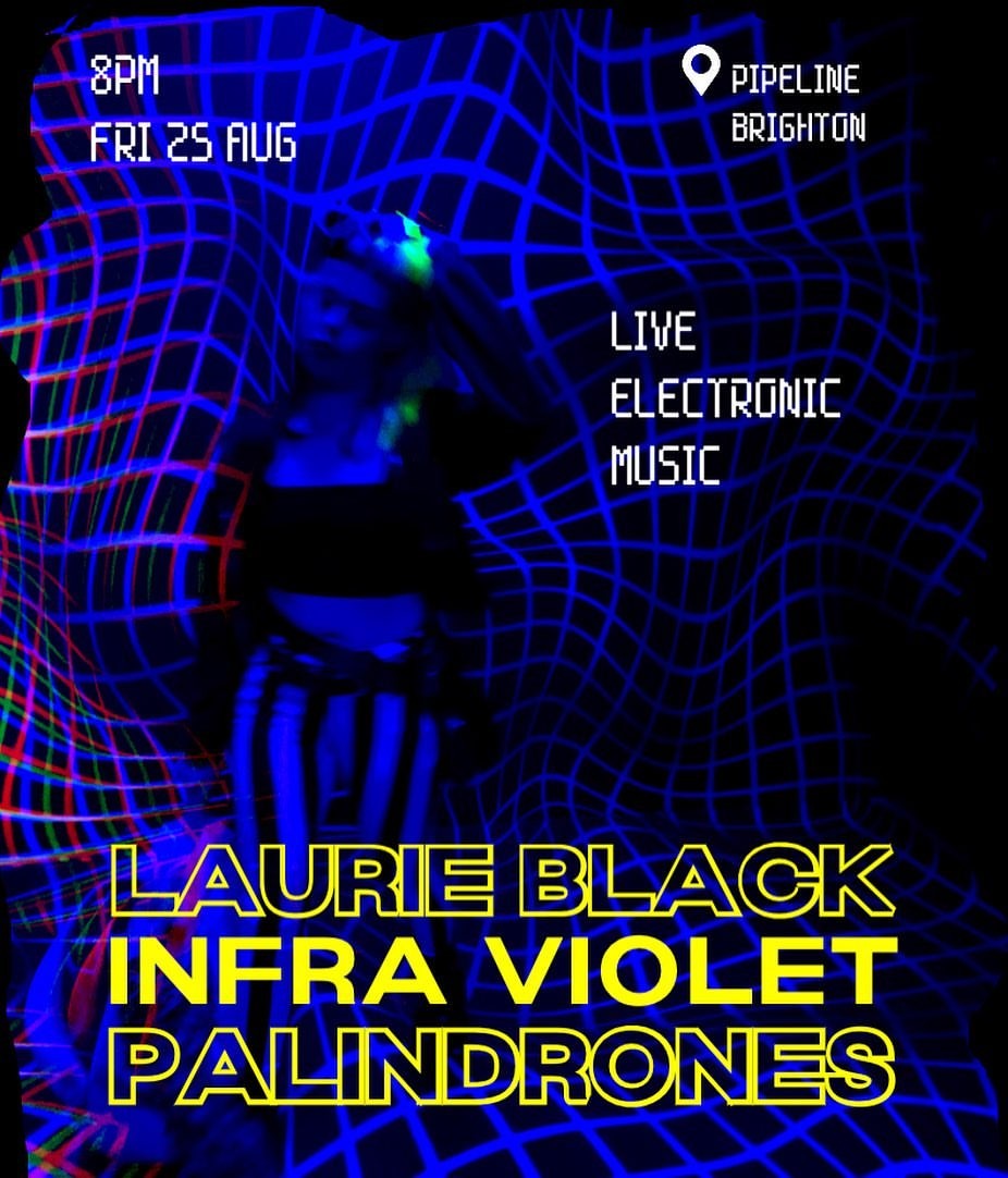 📣 Brighton! 📣 We can't wait to see you again at the Pipeline with @laurieblackinc 
and @Palindrones1

⚡️ £6 advance, £8 on the door. Ticket link in bio 🎟
#synthpop #synthwave #electronicmusic #brighton #brightonmusic #brightonlivemusic #gig #show #indiepop #altpop