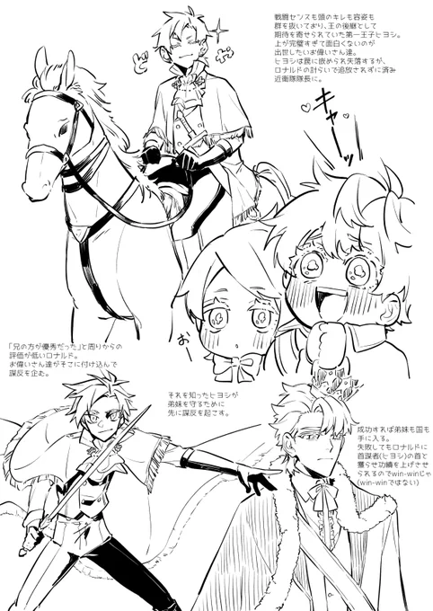 謎パロ騎士王子ヒヨロナ 
