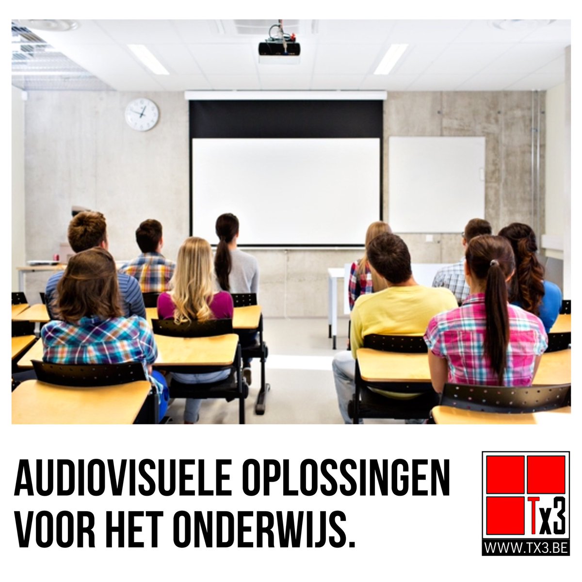 tx3_av's tweet photo. Audiovisuele oplossingen voor het onderwijs. 

Toespraak, voordracht of diploma-uitreiking? Musical of dansvoorstelling? College of presentatie? 

Info? Neem contact met ons op: info@tx3.be 

#professioneelaudiovisueel #vasteinstallatie #onderwijs #school #universiteit #België https://t.co/o4Xh3Ft2tS