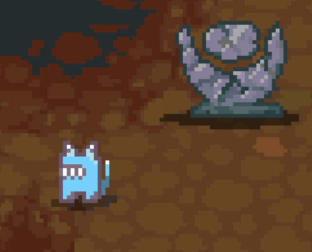 ByCubed7's tweet photo. Lost access to my main pc last night due to some internet issues, so I've decided to get some more concept art done >:)

Here's a sneak peak of the wraith, turning into a statue in the light and stalking you in the dark
#gamedev #gamedevelopment #Godot4 #pixelart #conceptart https://t.co/Ao9Ox7E3FA