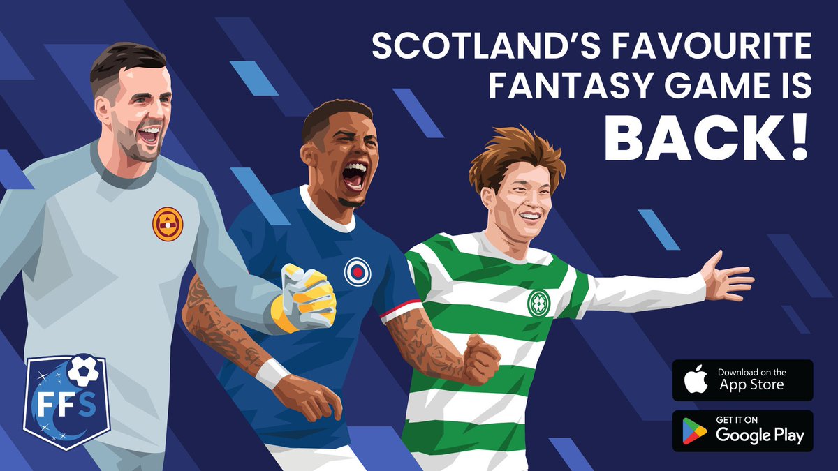 FantasyScotland's tweet photo. Pick your 23/24 team! One week until the new season starts! 

Download our new app 👇

📱 Android: https://t.co/e2xkHrJHBh

📱 iPhone: https://t.co/EUiU7GAQ6P https://t.co/KHPgtvlYzc