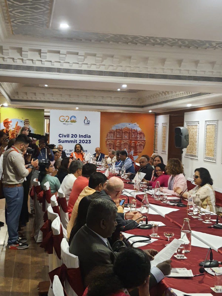 The Civil20 India 2023 summit being held in India started with a steering committee meeting.

#Civil20India2023 #YouAreTheLight