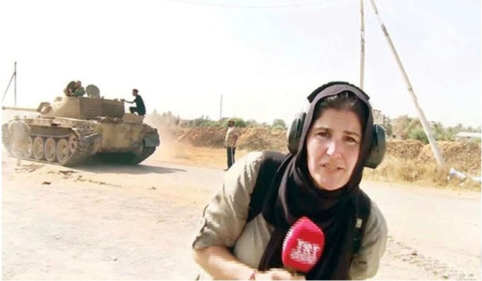 CFWIJ's tweet photo. After working for state broadcaster TRT for 25 years, veteran war correspondent @reporterefo is suspended without reason, and barred re-entry to her workplace once suspension is over. 6/7 
➡️ https://t.co/lbYuWZibRe https://t.co/EFBklsYpVh
