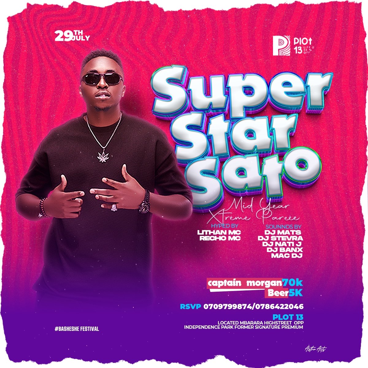 Ssonkopromotion's tweet photo. And your still asking yourself where to spend your weekend from🤷‍♂️
#SuperStarSaturdays 
@plot13_mbarara 📍 https://t.co/tZmJAV4P3X