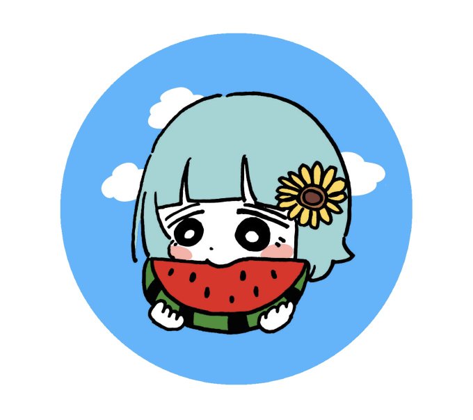 「sky watermelon」 illustration images(Latest)