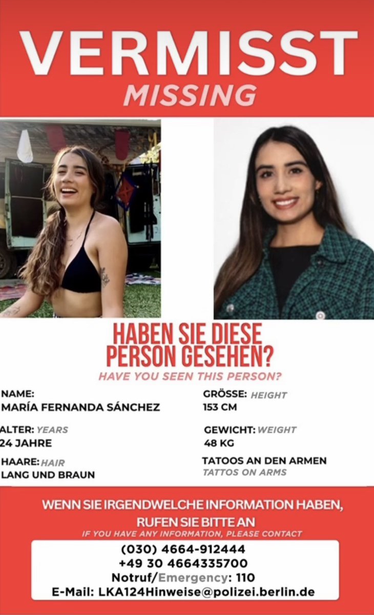 greciala's tweet photo. pensando en maff, en sus seres queridos, en sus aires de contagiosa alegría y en aquella vez que, con toda disposición, nos prestó su voz para un proyecto de la escuela❤️🩹
por favor no dejen de difundir, la esperamos de vuelta!!!
#BringBackMaff
#BringBackMaffy
#MaffTeBuscamos https://t.co/p66pRWXcZc