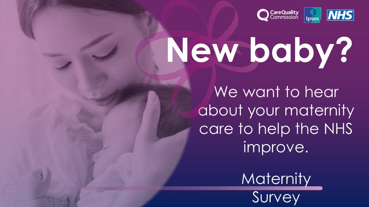Attention new parents!

Our #MaternitySurvey should have arrived in the post

We're all ears &amp; eagerly waiting to hear your views about your recent childbirth experiences in 2023

We want to listen to any feedback you may have, whether positive, negative, or anything in between