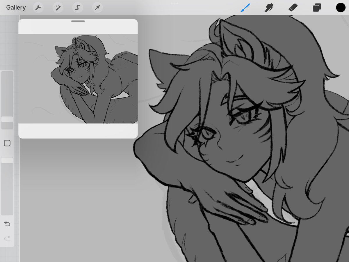 0ctopup's tweet photo. WIP for my friend @Mitskmitsk !! Her OC is very smegc 🤭 https://t.co/P0qyapYonn
