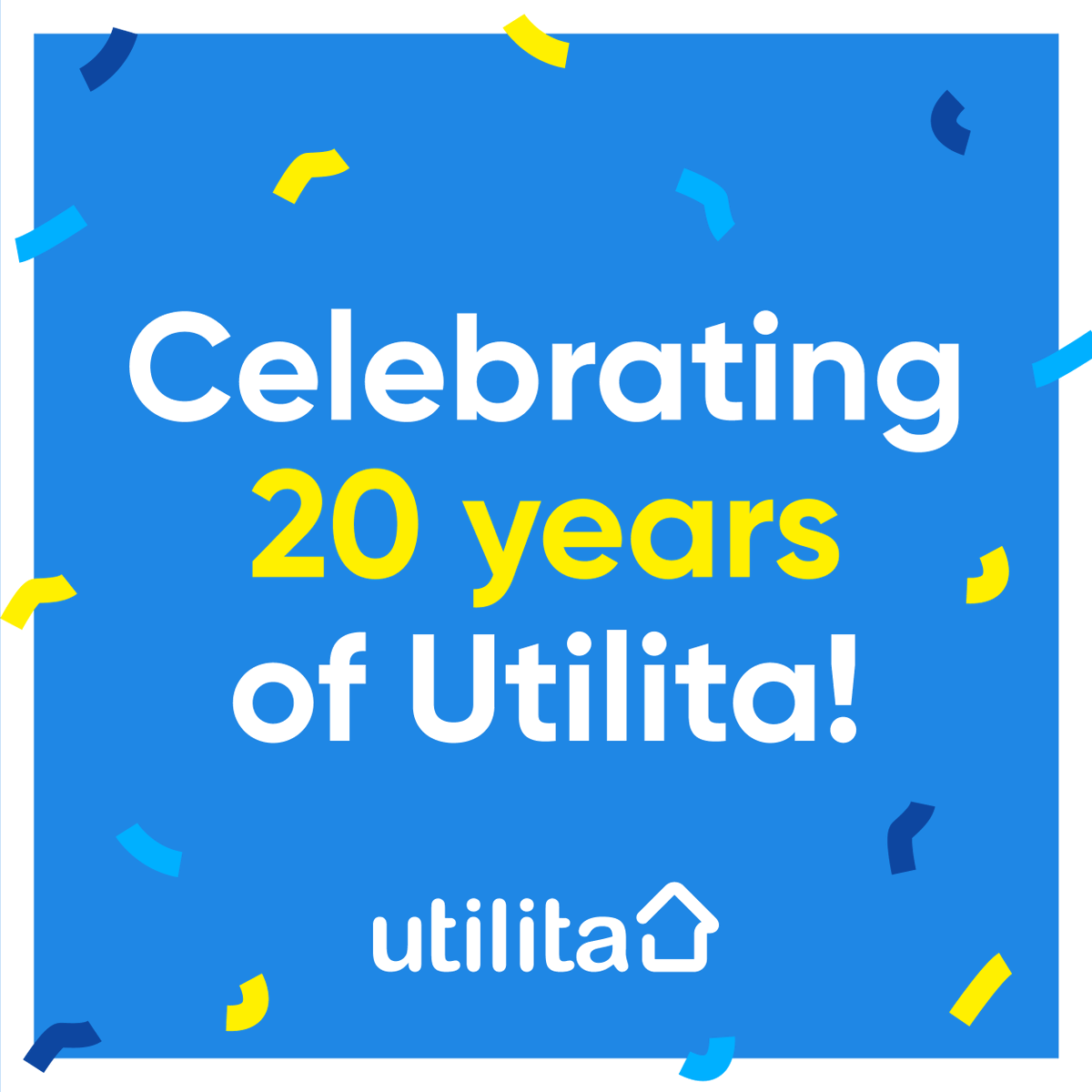 UtilitaFootball's tweet photo. It's time to celebrate...@UtilitaEnergy just turned 20! 🎈 🎉 

Starting as a kitchen table start-up we are now the energy supplier of choice for over 800,000 homes. 🏡 

#Utilita20 https://t.co/7apkZkiOv9