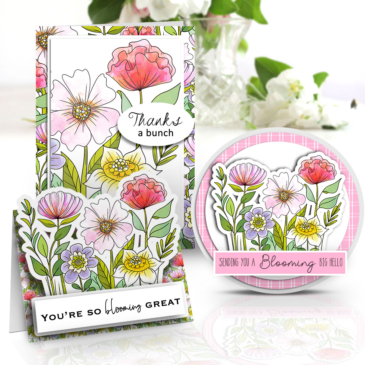 Polka_doodles's tweet photo. Beautiful #handmadecards from our new Flower Meadow #printablestamps - quick & easy #cardmaking & #crafts! #craftdownloads #craft #crafty #cardmaker #scrapbooking #digistamp #digitalcardmaking #coloring #colouring https://t.co/R5DZ02k09l https://t.co/z6YMNsaFQp