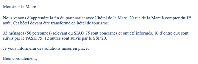 😡 Voilà le résultat concret de l'organisation mal anticipée des #jeuxolympiques #JO2024 à Paris. 
Des fermetures d'hôtels sociaux annoncées un 28 juillet et effectifs... le 1er aout.
56 personnes doivent déménagées en plein été.
Une crise sociale invisible à 1 an de l'euphorie..
