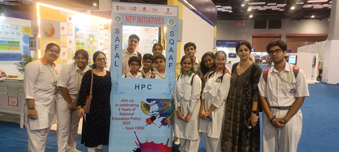 #NEPThrivesAt3
The School Quality Assessment and Assurance framework, initiatives on display cater to fulfilling academic excellence, a culture of collaboration, innovation, accountability and ensure adherence to quality standards as envisaged in NEP2020.