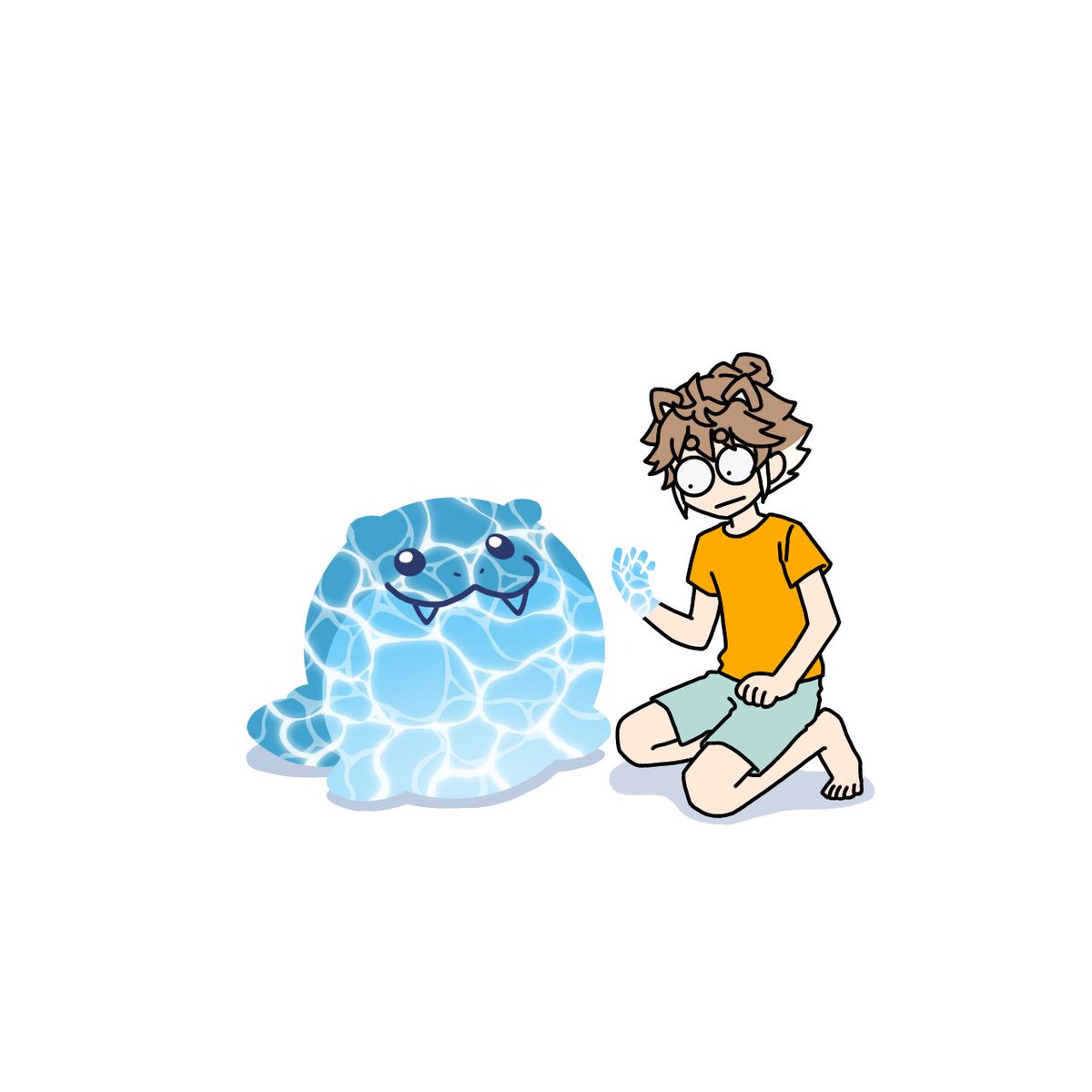 ミズザラシにさわってみよう!