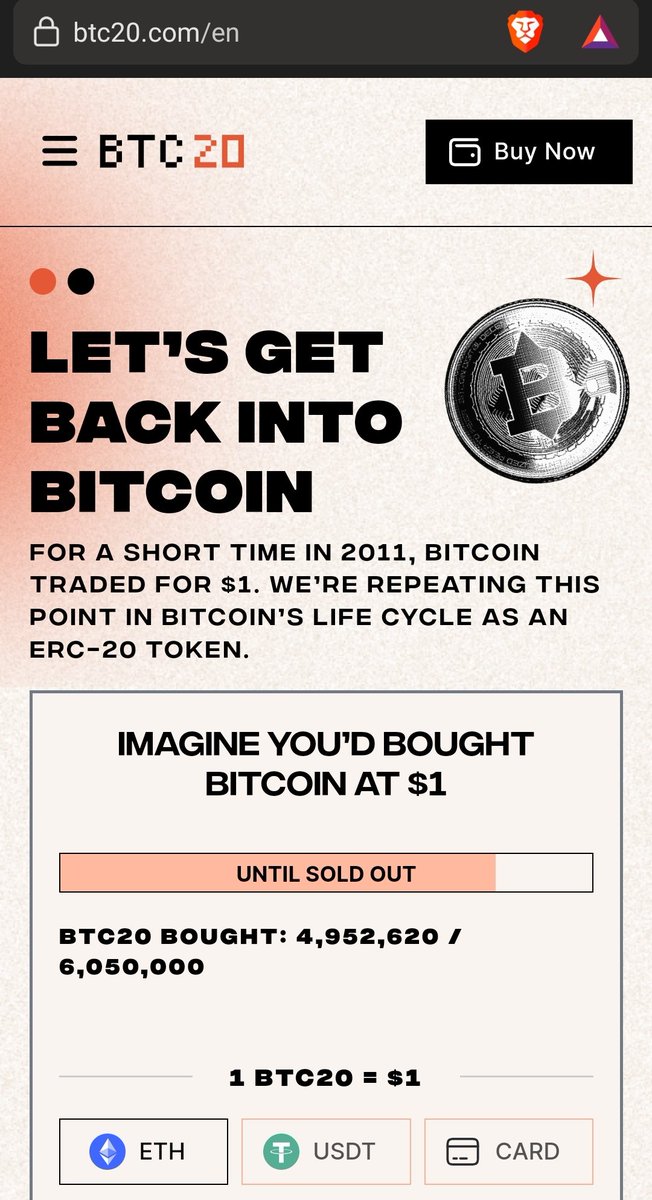 Last Million... 👊 <a href="/BTC20Token/">BTC20</a>