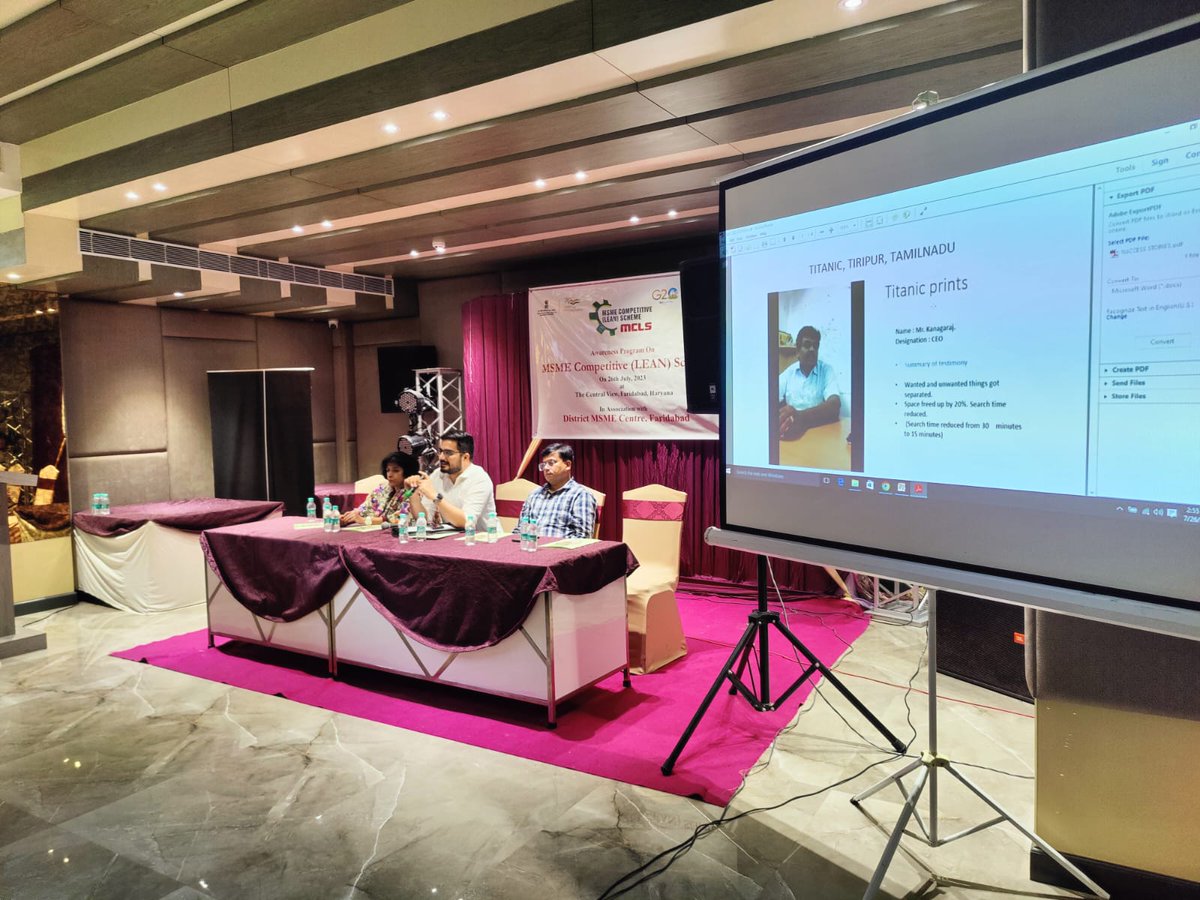 MCLS_2022's tweet photo. @QualityCouncil(QCI) conducted an Awareness Programme for @MCLS_2022 in association with DIC, Faridabad on Jul 26, 2023, empowering MSMEs in the region.
#LeanHaiYakeenHai
@minmsme @MeNarayanRane @bpsvermabjp @vinamra_mishra  @jaxayshah @RaviPSingh @Varinder_Kanwar @NABET_QCI https://t.co/StyHbeQOfe