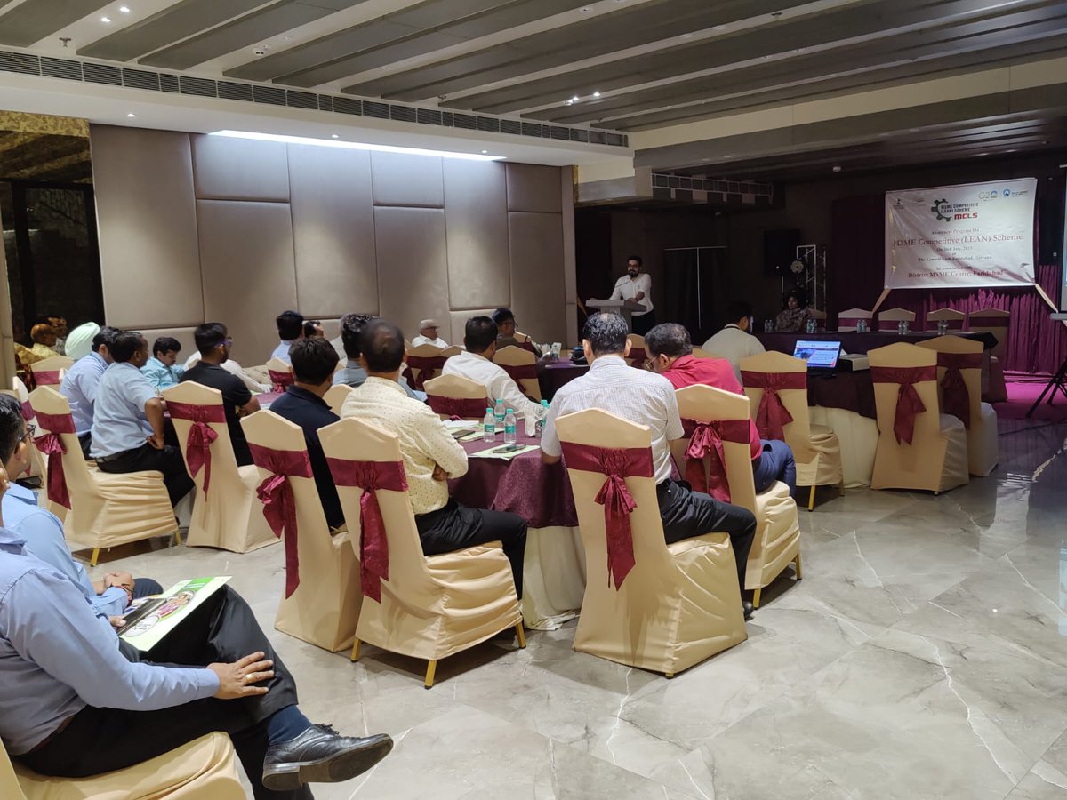 MCLS_2022's tweet photo. @QualityCouncil(QCI) conducted an Awareness Programme for @MCLS_2022 in association with DIC, Faridabad on Jul 26, 2023, empowering MSMEs in the region.
#LeanHaiYakeenHai
@minmsme @MeNarayanRane @bpsvermabjp @vinamra_mishra  @jaxayshah @RaviPSingh @Varinder_Kanwar @NABET_QCI https://t.co/StyHbeQOfe