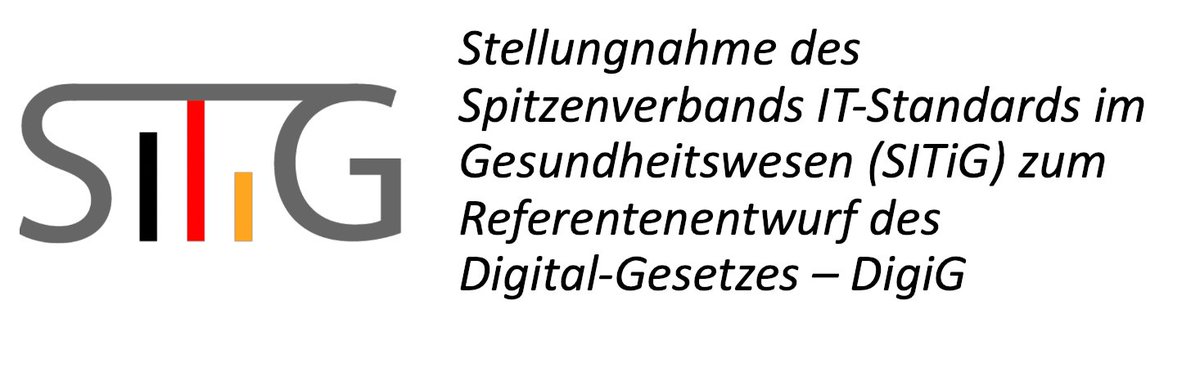 Auch wir vom Spitzenverband IT-Standards im Gesundheitswesen haben da was vorbereitet. Gute Ansätze im Referentenentwurf, Verbesserungspotenzial inklusive...