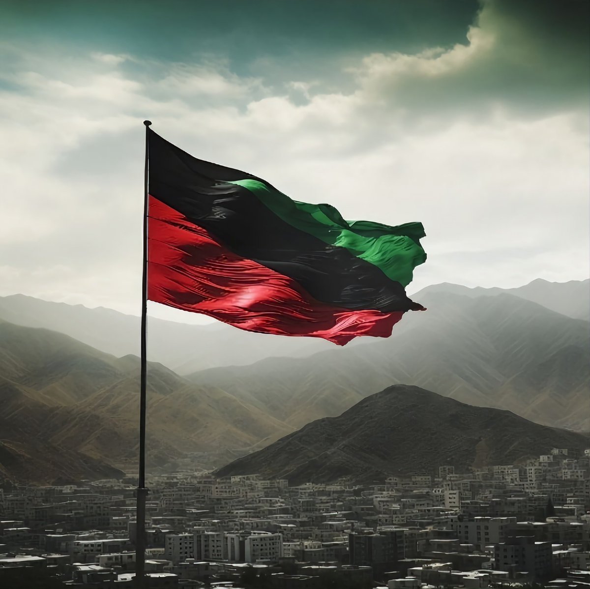 BasrinaN's tweet photo. اووم د اسد د درې رنګه ملی بیرغ نړیواله ورځ ټولو ته د مبارک وي. https://t.co/z6gKkk3YeY