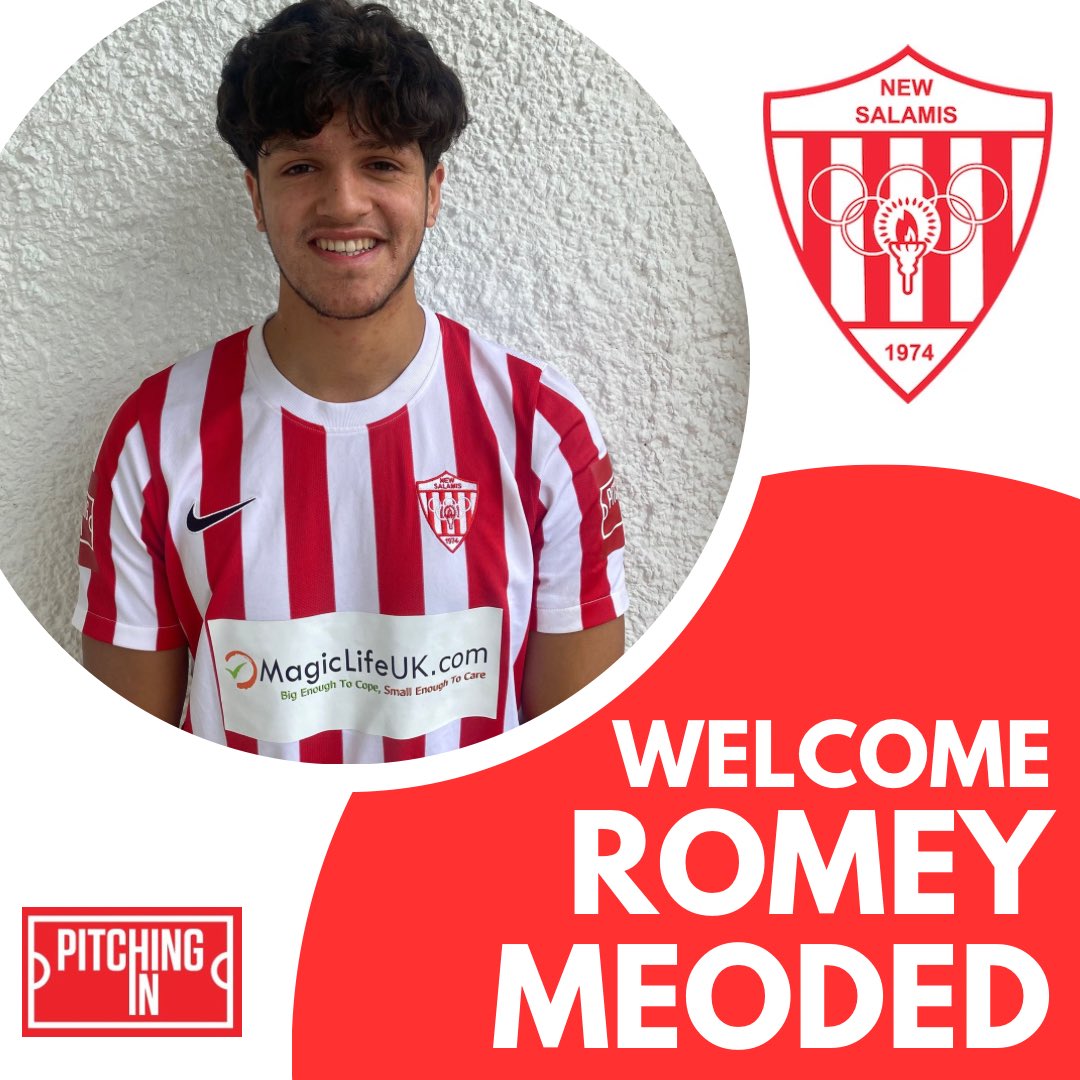NewSalamisFCUK's tweet photo. 🚨 Player Signed ✍️

We are delighted to announce the signing of Romey Meoded. 

The young midfielder comes to Salamina with bags of experience, previously playing at Southall, Hendon and Hayes &amp; Yeading. https://t.co/SyvvZcAJhG