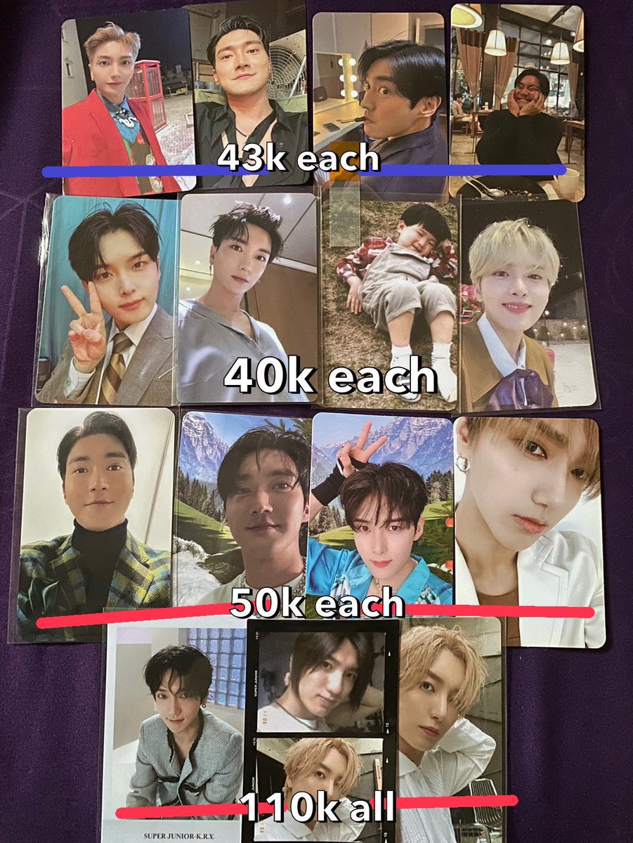 onlyptg_uni's tweet photo. Update, bagi yang minat bisa DM Elfs #SUPERJUNIOR wts super junior photocard #Zonajajan Leeteuk Heechul Yesung Shindong Eunhyuk Donghae Siwon Ryeowook Kyuhyun 슈퍼주니어 NingNing Aespa, want to sell. https://t.co/DQpoHFSpL7