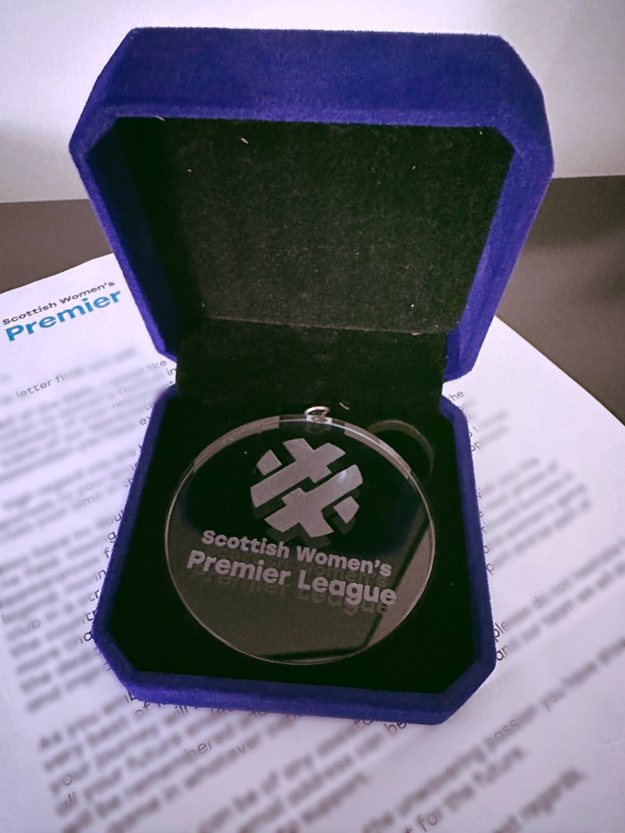 Thankyou to <a href="/fmcintyre1984/">Fiona McIntyre</a> &amp; the <a href="/SWPL/">Scottish Women's Premier League</a> for this thoughtful gift and kind words.
Can’t believe how far the game has come from attending those first morning sessions with <a href="/fmcintyre1984/">Fiona McIntyre</a> 😴😑
Here’s to now helping grow the game as a retiree 💪🏼👵🏼⚽️