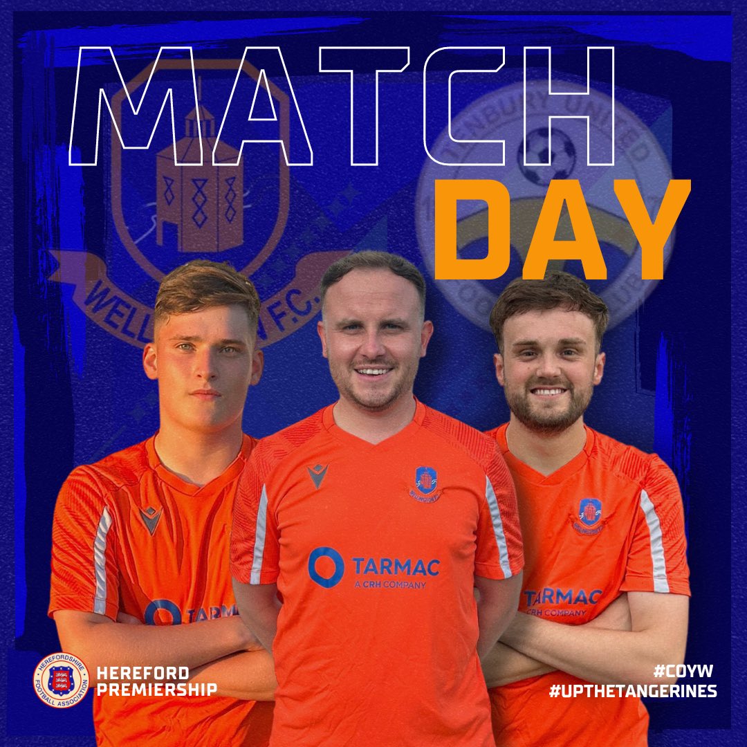 Match Day 🍊

Today we host <a href="/TenburyUnited/">Tenbury United Football Club</a>!

KO: 2:30PM

Today we take on fellow <a href="/HerefordshireFL/">Herefordshire Football League</a>, Premier Division side Tenbury United 🍊

We look forward to seeing you all there!

#COYW #UpTheTangerines