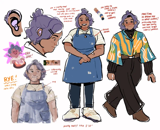 OK mini artfight thread 2023 !!!! its my first time posting any of my ocs (and posting art in general in a long while) so im kinda nervous !!