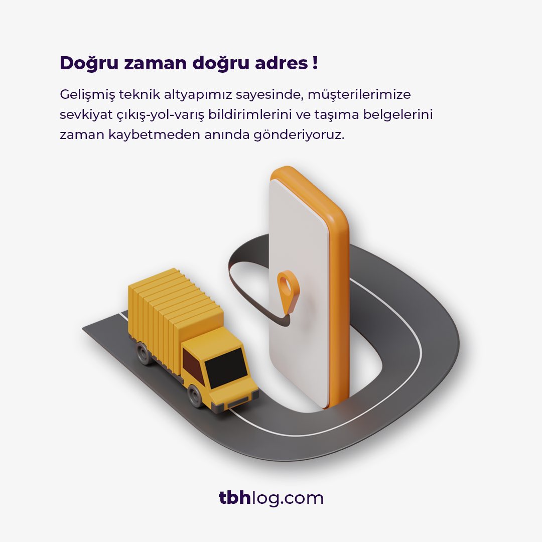 tbhlog's tweet photo. Doğru zaman, doğru adres! Gelişmiş teknik altyapımız sayesinde, müşterilerimize sevkiyat çıkış-yol-varış bildirimlerini ve taşıma belgelerini zaman kaybetmeden anında gönderiyoruz.

#transportation #logistics #ithalat #ihracat #forwarding #güvenilir #sevkiyat https://t.co/qyhYcoLMPI