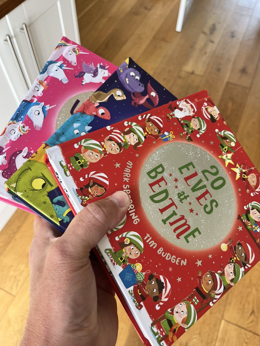timbudgen's tweet photo. Ooh ! Exciting post this morning - an advanced board book copy of ‘20 Elves at Bedtime’ - love how chunky they are with the curved edges - perfect for little hands !
Written by #marksperring and published with @scholasticuk - look out for the 20 Pumpkins coming soon !! 🎃🎃 https://t.co/VdsefSx6UJ