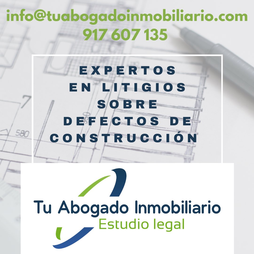 CUÉNTANOS TU CASO. Somos expertos en litigios sobre #DEFECTOS de #CONSTRUCCIÓN. Representación de agentes de la #edificación. Consúltanos sin compromiso ☎️ 917.607.135 o en info@tuabogadoinmobiliario.com. #Abogados #Vivienda #viciosconstructivos #constructor #promotor