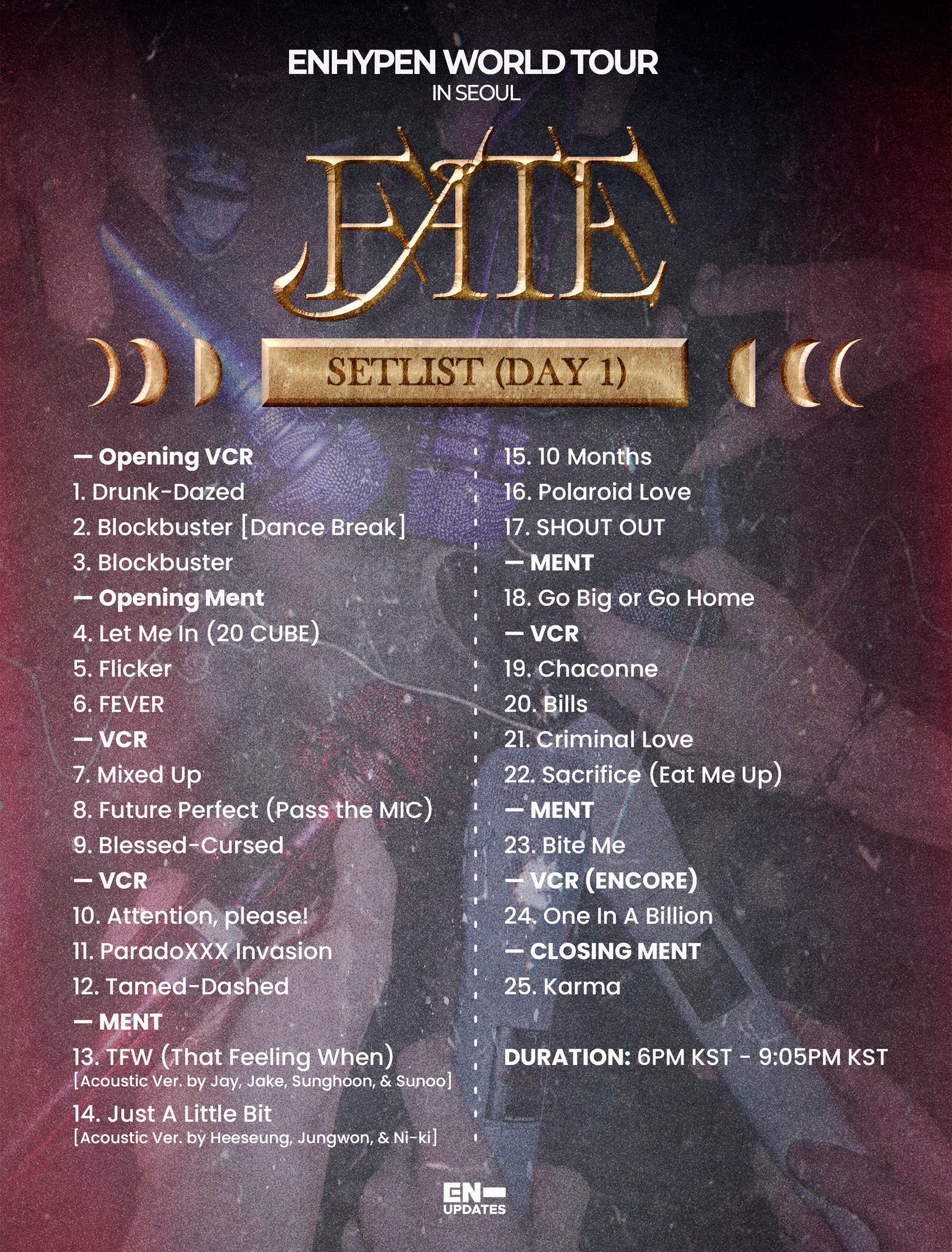 ENHYPEN - WORLD TOUR 'FATE' in SEOUL + OTHER STORIES