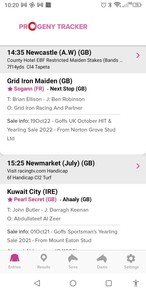 StudGrove's tweet photo. Who's excited for today? #Sogann #FirstRunner Good Luck @BERacingLtd we will be cheering you on from the yard https://t.co/pSLl3L1ENI