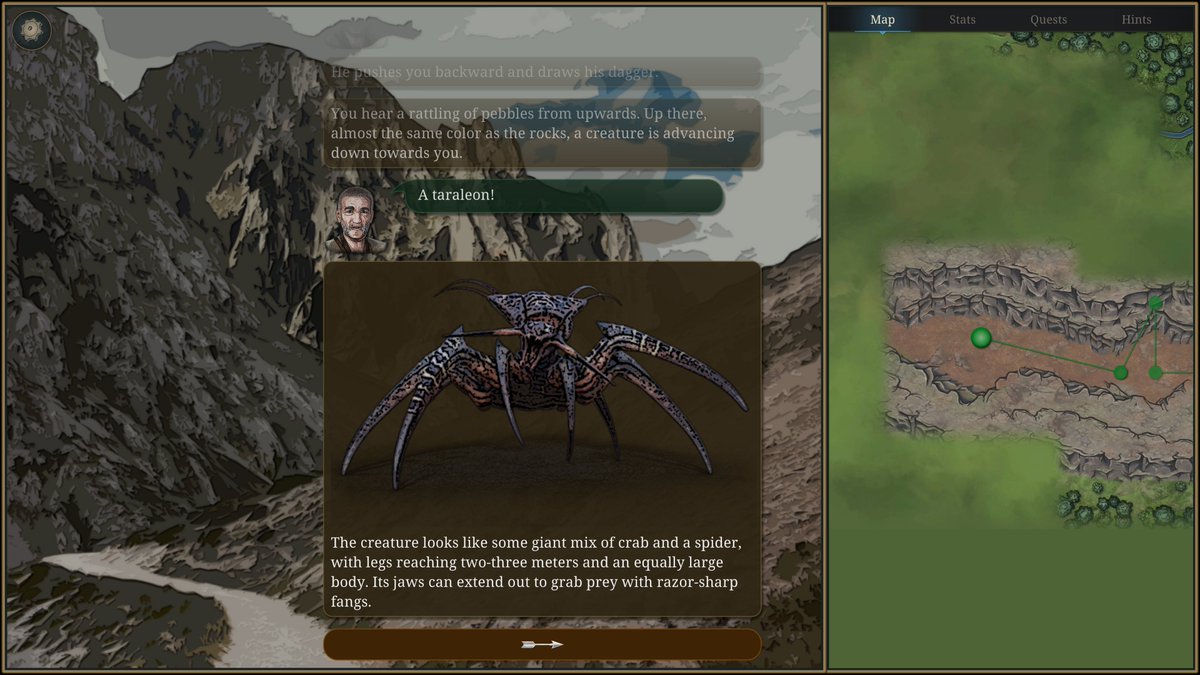 FabletreeDk's tweet image. Taraleons. Crab-like creatures that hunt for meat of any kind. No one knows their origin or why their numbers are growing. Watch out when traversing rocky terrains, as they often lurk there. Better stay prepared!

Wishlist:
store.steampowered.com/app/2022700/Se…

#Screenshotsaturday