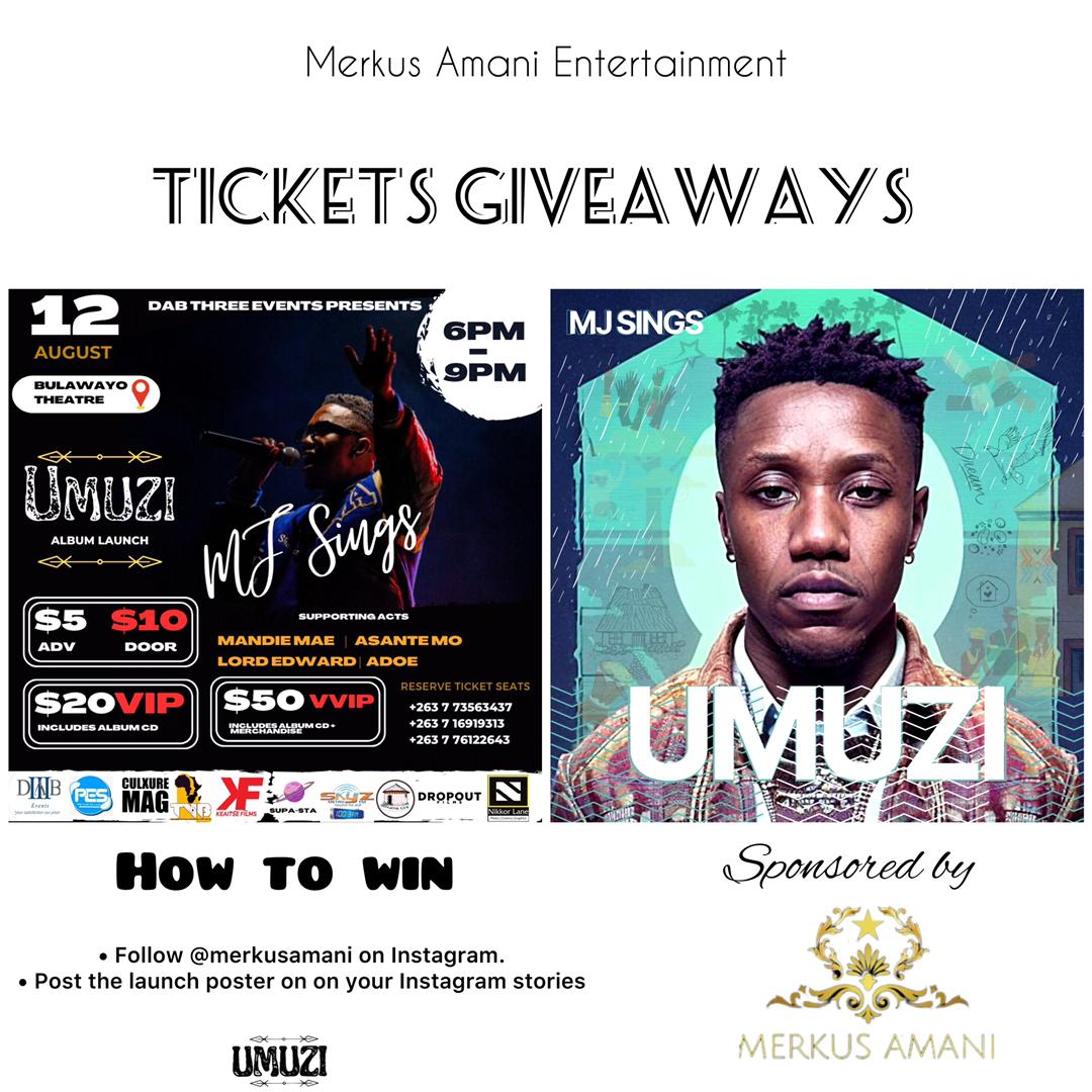 dabthree_events's tweet photo. We have 20 tickets to give away courtesy of Merkus Amani simple follow @MerkusAmani on Instagram and post on your story and win yourself a ticket @iammjsings #UMUZI Album launch https://t.co/We7xtuxiYq