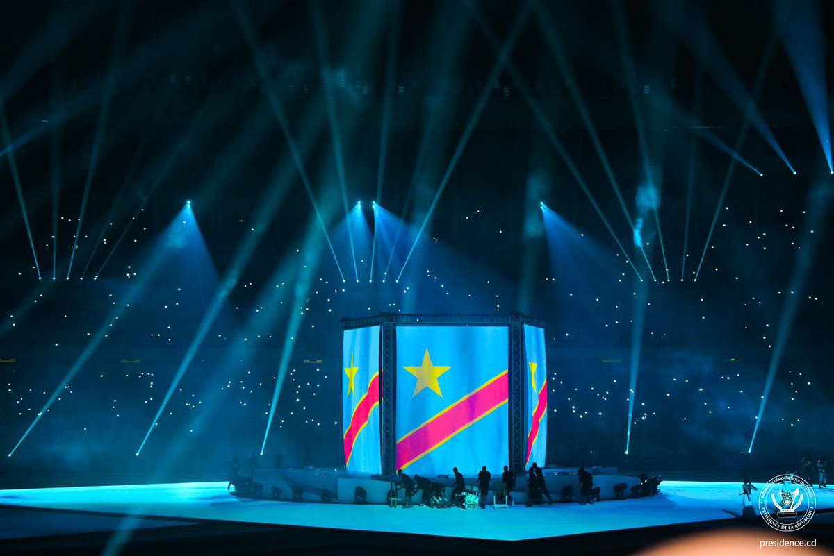 EmmanuelOsemba's tweet photo. Sincères félicitations à notre Président de la République, à tout notre gouvernement, à tout le comité d'organisation pour cette fierté nationale retrouvée. Vive la RDC ! Vive Son Excellence Félix Antoine Tshisekedi ! https://t.co/21sKASzuLi