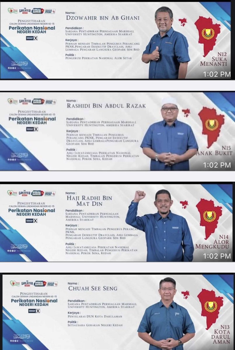 TokPerak8's tweet photo. Rupanya 4 calon PAS lulusan mubaligh Kristian

Mana nak letak muka https://t.co/UqHkFTY7OT