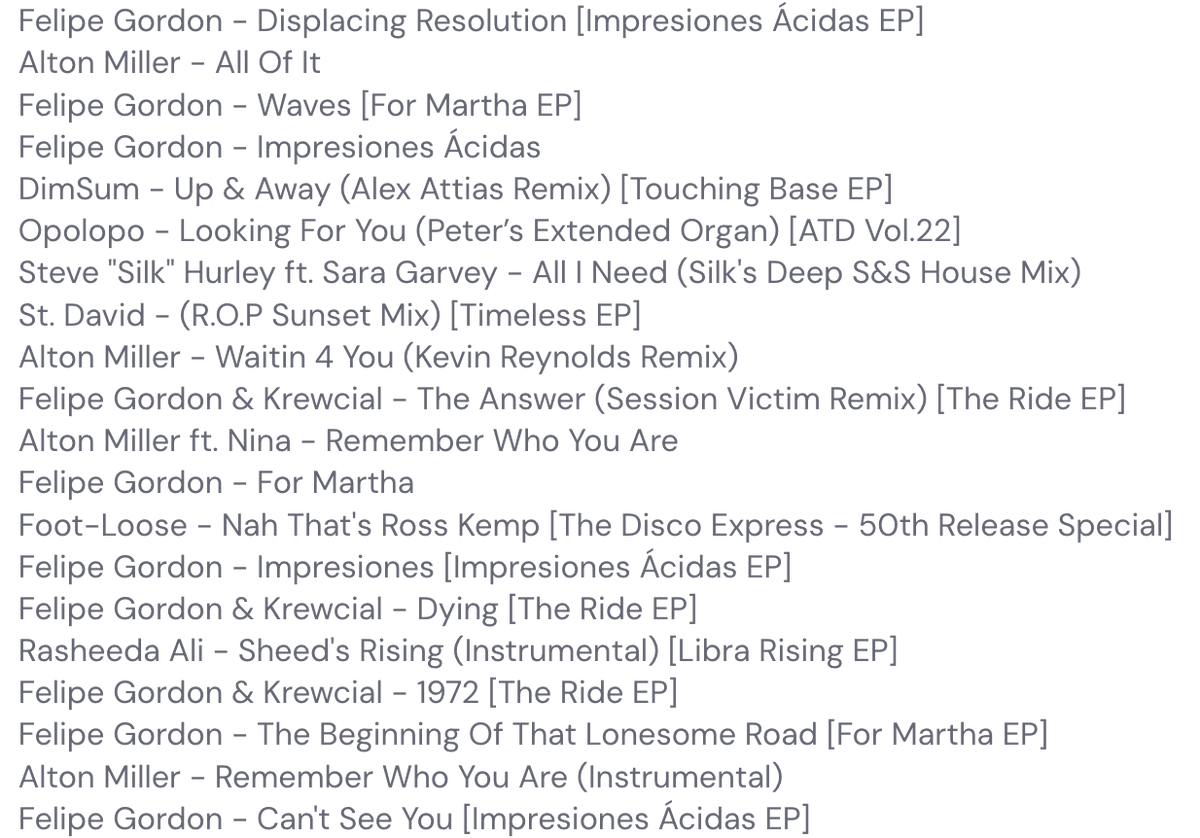 NickThe909King's tweet photo. NEW MIX: My latest mix is nearly 4hrs of smooth, deep, soulful & jazzy house perfect for Summer BBQs.
Featuring Alton Miller, Kai Alce, Felipe Gordon, St. David, Don Carlos, Z-Records, Session Victim, DFRA, Evenn, Steve Silk Hurley & Eddie Leader.
https://t.co/QPCsNM1Ht3 https://t.co/3v11uLJMrj
