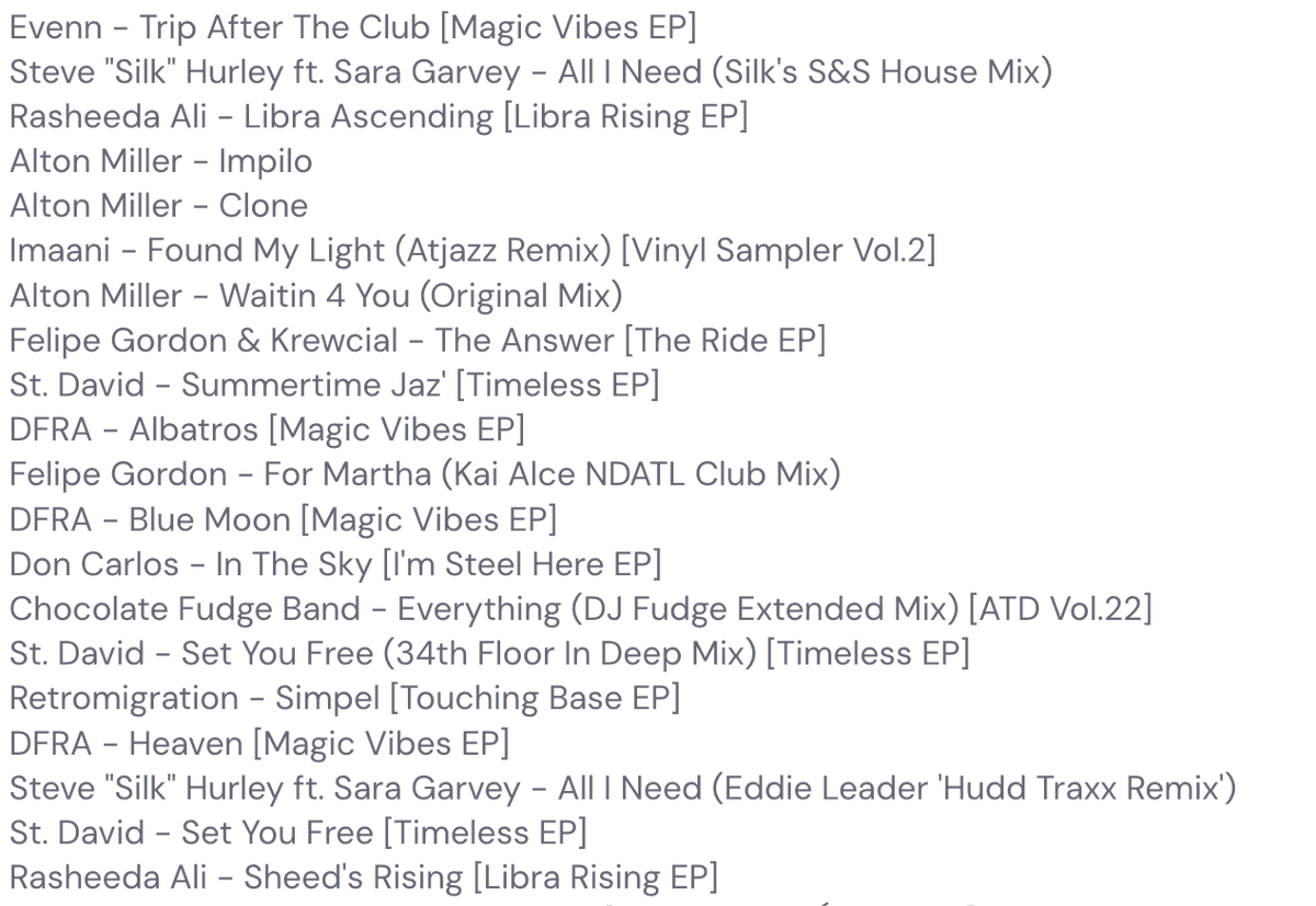 NickThe909King's tweet photo. NEW MIX: My latest mix is nearly 4hrs of smooth, deep, soulful & jazzy house perfect for Summer BBQs.
Featuring Alton Miller, Kai Alce, Felipe Gordon, St. David, Don Carlos, Z-Records, Session Victim, DFRA, Evenn, Steve Silk Hurley & Eddie Leader.
https://t.co/QPCsNM1Ht3 https://t.co/3v11uLJMrj