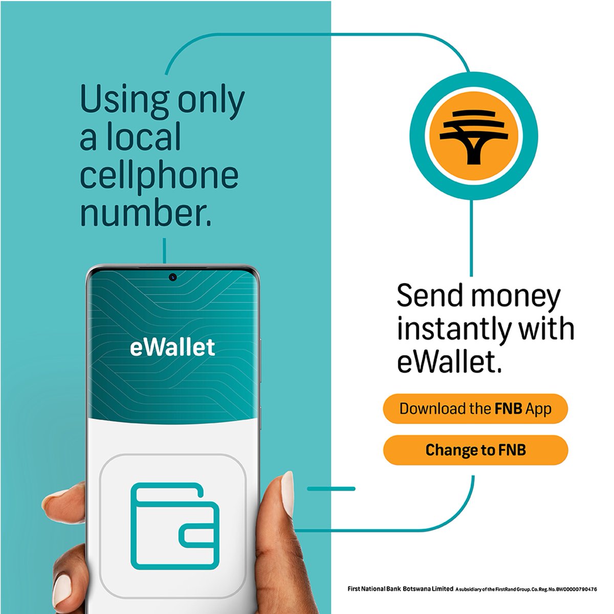 FNB_Botswana's tweet photo. You now have many choices to pay. And all you need is a local mobile number. Whether itโs eWallet, Pay2Cell or GeoPay, enjoy quick, safe, and easy payments without giving out your account details.
Enjoy banking seamlessly with FNB Pay!ย
#FNBPay
#MoreToChangeWithFNB
#LoveFNBB https://t.co/c6HaJ4bIXk