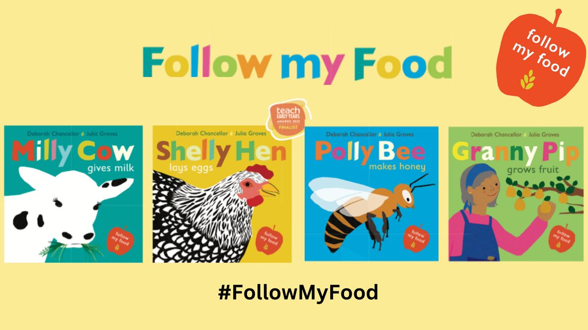 Calling #edutwitter! Have you discovered the #FollowMyFood series yet? The 4 titles provide a valuable resource for Foundation, Year 1 and Year 2 classrooms, and fit well with various aspects of the curriculum! scallywagpress.com/images/authors… #teachertwitter #earlyyears