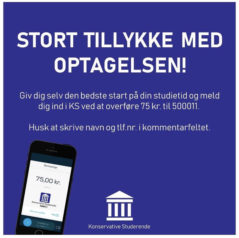 Konservative Studerende tweet media