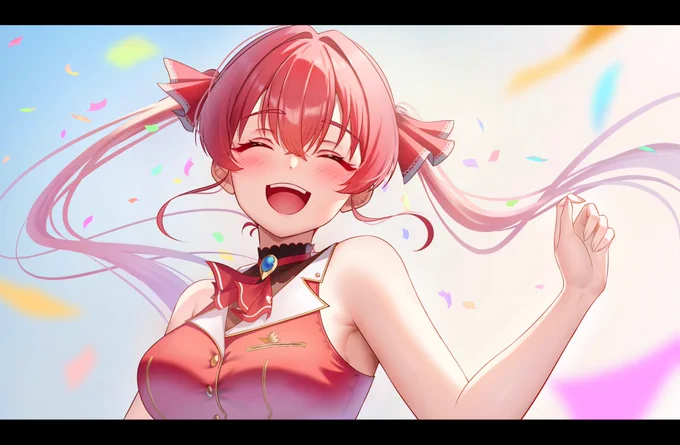 マリン船長がこれからもずっと笑顔でいれますように… #マリンのお宝 #宝鐘マリン生誕祭2023