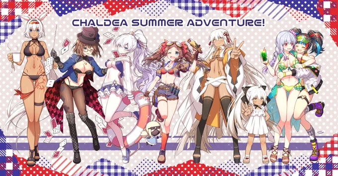 今年も水着鯖を毎年全員描いている人間の戦いが始まる #FGO