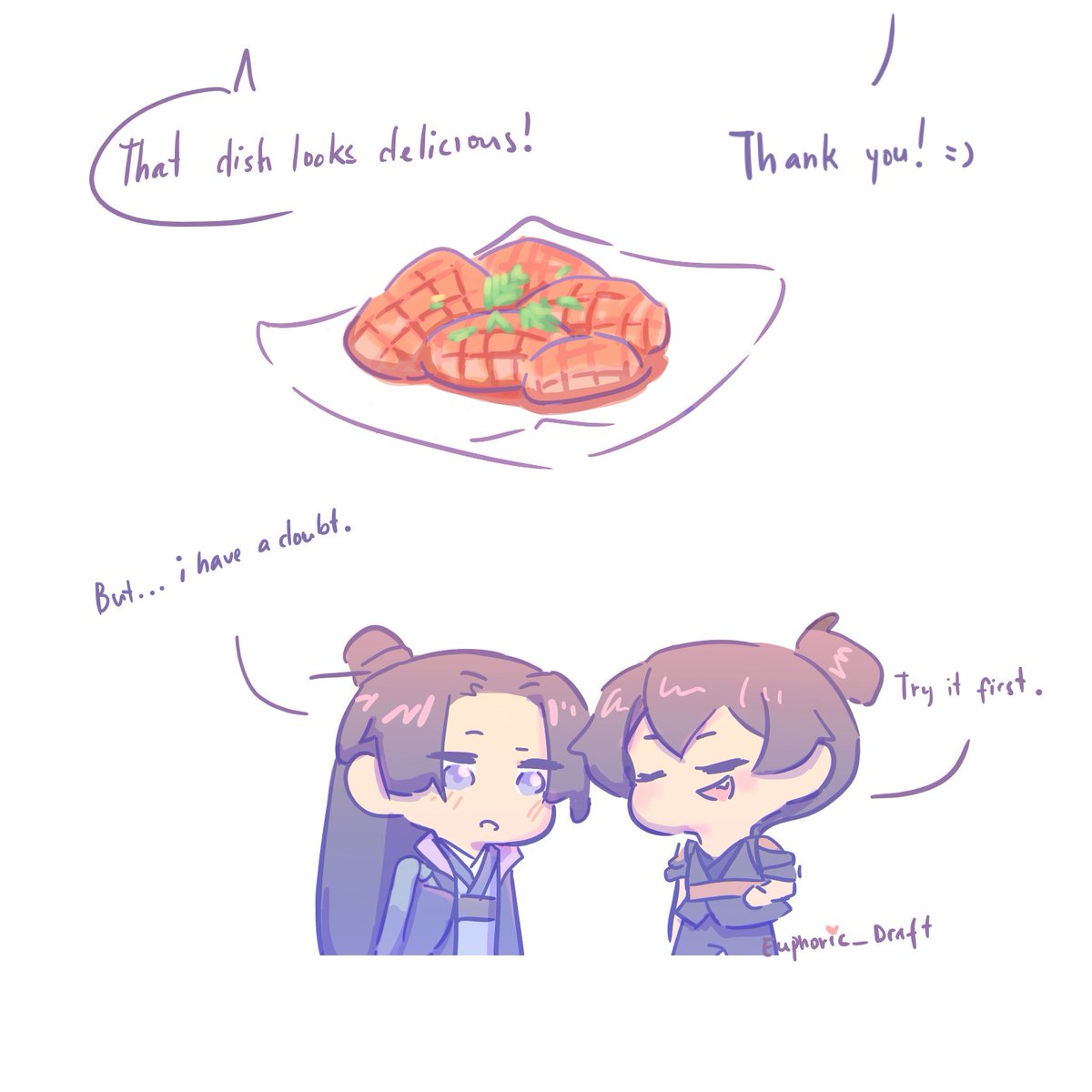 Euphoric_Draft's tweet photo. And use it for his special delicacy~
#mdzs
#SongXue https://t.co/LRsg4bqxrW