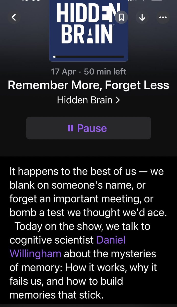 redefineED's tweet photo. 🎙️ @ShankarVedantam’s #HiddenBrain #podcast  episode with #Cognitive #Memory expert Daniel Willingham ➡️ https://t.co/snl2NGaJvM, with interesting points about #storytelling as an important component to memory retention. He also emphasised the importance of #teaching #students about HOW memory works across k-12, rather than solely focusing on #retrievalpractice #strategies, so that they can carefully select the ones that work for them - a #personalised #approach to learning. I really enjoyed this episode!

🎧 Also listening to Christian Madsbjerg’s #audio #book “#LOOK”, #discovering ways to stay focused in a distracted #world ➡️ https://t.co/fOJsVl3LwO

💥 #sundaySPARKs returns for Season 4 next weekend, Sunday, 6th August at 11am🇺🇸PT - 7pm🇬🇧BST ➡️ https://t.co/OjlW9Jd1UX

🌍 Repost & TAG some #education folks you’d like to chat about the above ideas with, and #invite them to join the #conversation - it’s going to be a brilliant kick-start to the #school year, with #powerful thought provoking #edChats! 😁💬✨

🔖 @mcdonald_kecia @DaganBernstein @Scandela9 @sandra_donaghue @Shapiro_WTHS @SMoore_teach @bmartinreal @IanNairn @bunsenbernerbmd @mrswilliams21c