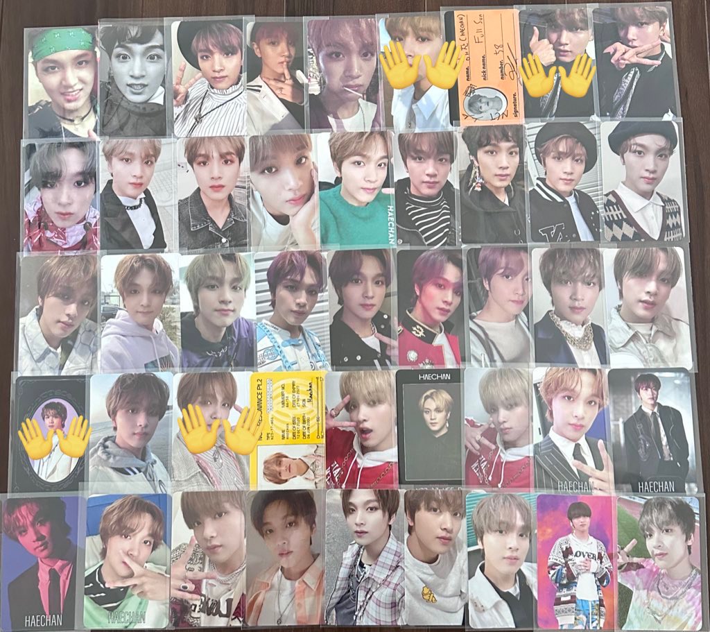 ___19__00's tweet photo. NCT NCT127 NCTDREAM WayV 威神 トレカ グッズ アクスタ アクキー アルバム 交換 買取

【譲】ヘチャン トレカ グッズ

【求】買取

早めに整理したいのでフリマアプリレートより少々安価でのお譲り可能です❕
郵送、9/9ヤンマー、味スタ両日での手渡し可能です🪄
お気軽にリプ、DMください📨 https://t.co/dLWlnqRuBG
