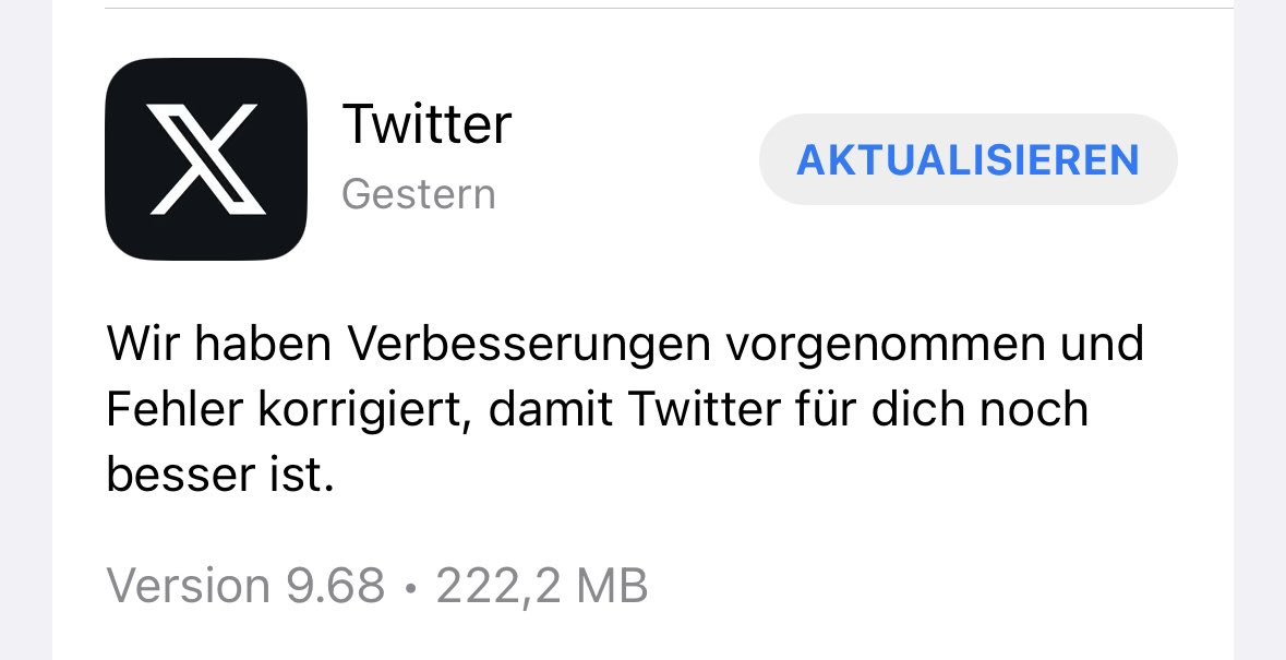 TDickenbrok's tweet photo. Good bye little blue bird 🪽#twitter #TwitterX https://t.co/pgVPXxfhfn